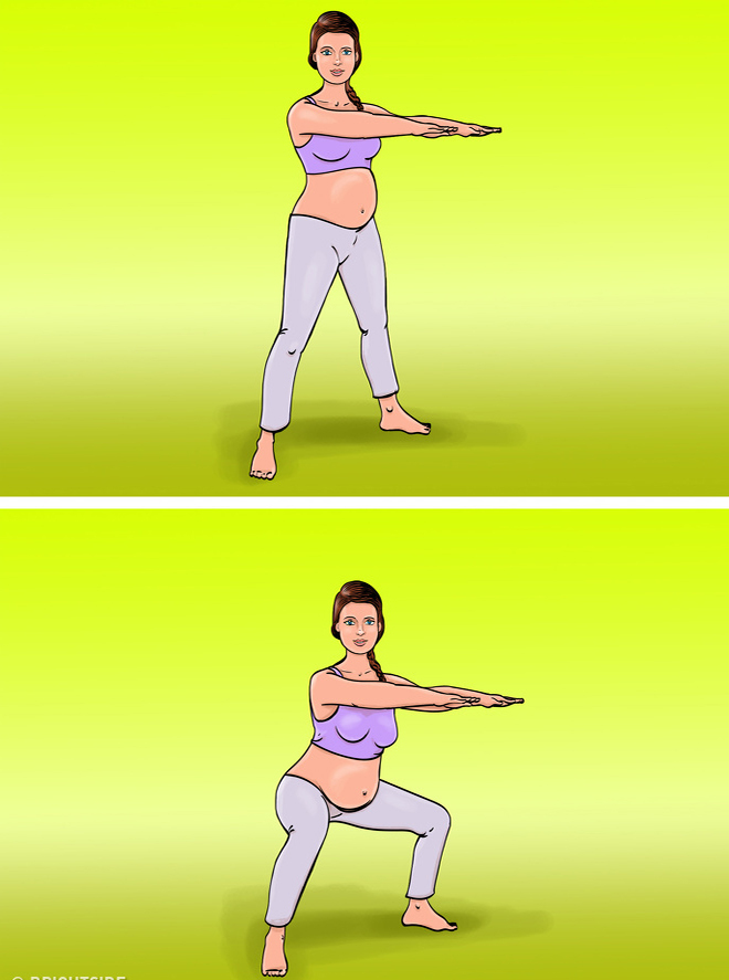 Bài tập giúp bà bầu giảm đau khi sinh